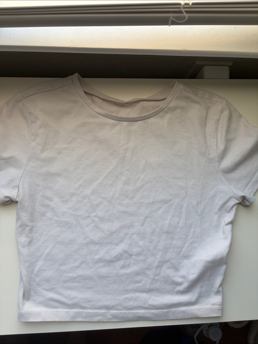 wild fable White Cropped Crewneck Tee
